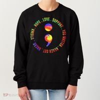 You Matter Semicolon Suicide Prevention Awareness Women's Sweatshirt thumb 0