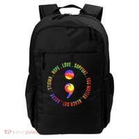 You Matter Semicolon Suicide Prevention Awareness Backpack thumb 0