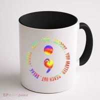 You Matter Semicolon Suicide Prevention Awareness Coffee Mug thumb 1
