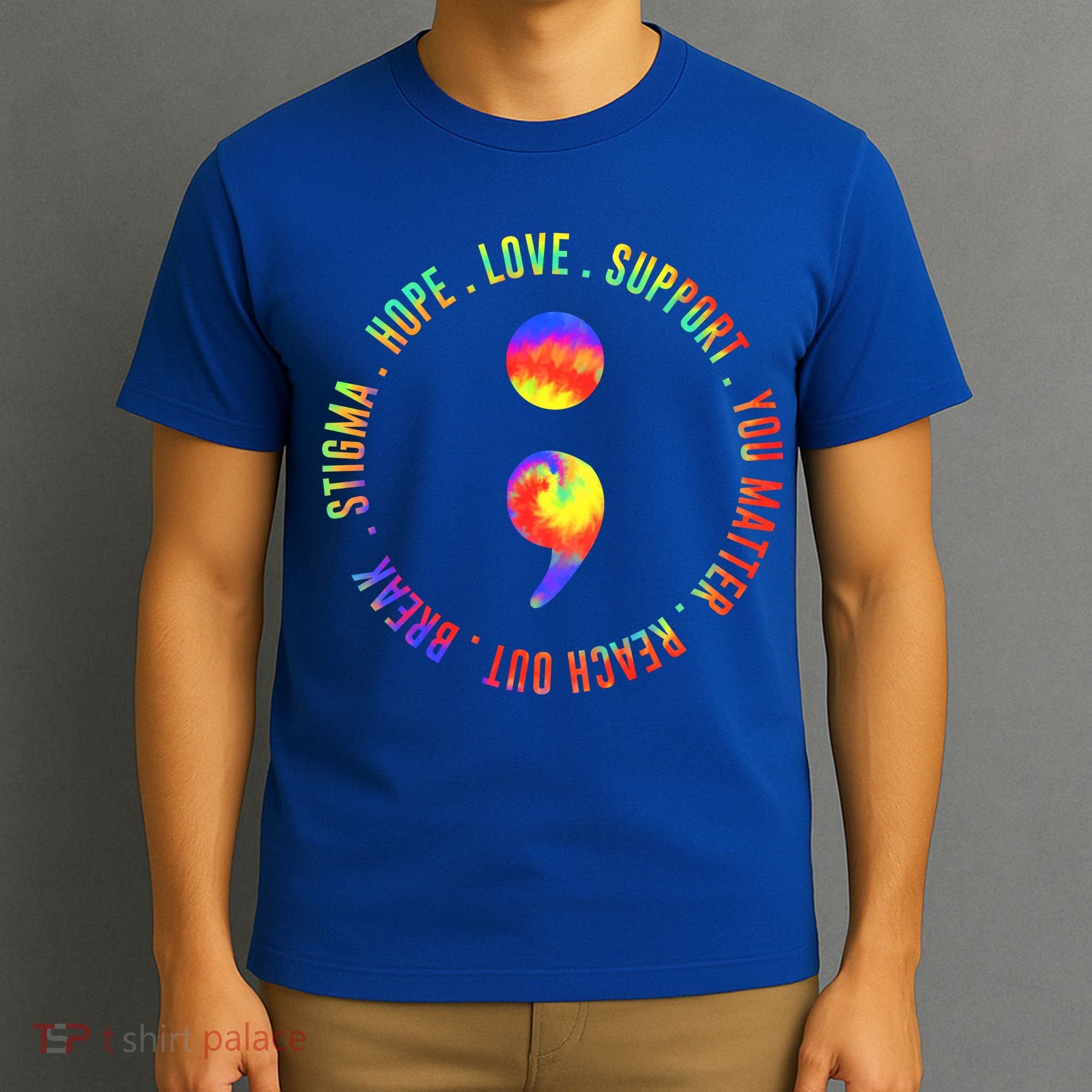 You Matter Semicolon Suicide Prevention Awareness T-Shirt