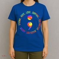 You Matter Semicolon Suicide Prevention Awareness T-Shirt thumb 4