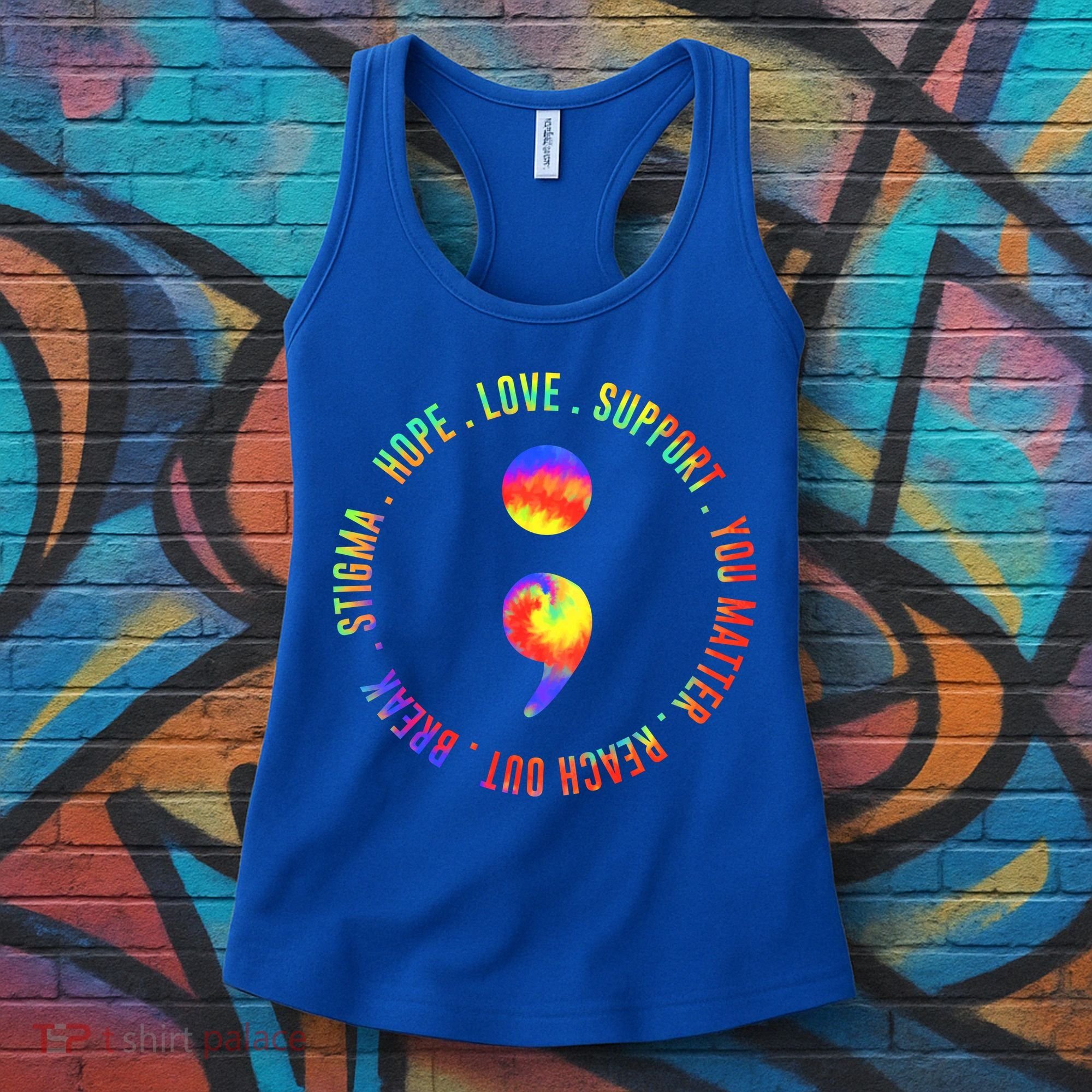 You Matter Semicolon Suicide Prevention Awareness Women's Tank Top