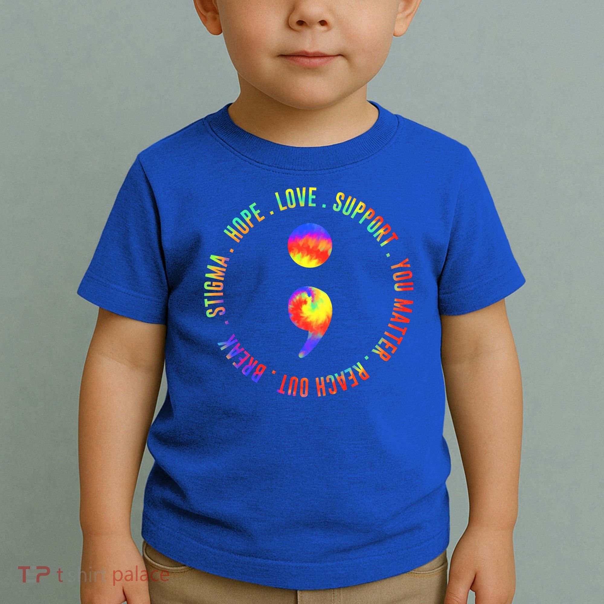 You Matter Semicolon Suicide Prevention Awareness Toddler T-Shirt