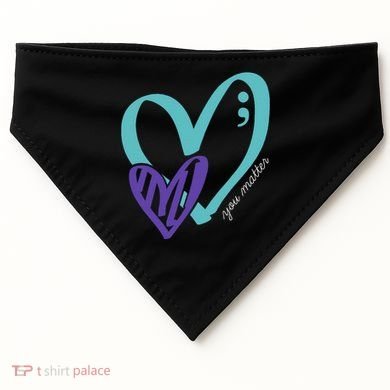 You Matter Suicide Prevention Awareness USA-Made Doggie Bandana