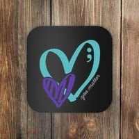 You Matter Suicide Prevention Awareness Coaster thumb 0