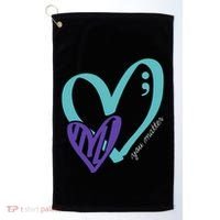 You Matter Suicide Prevention Awareness Golf Towel thumb 0