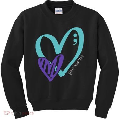 You Matter Suicide Prevention Awareness Kids Sweatshirt