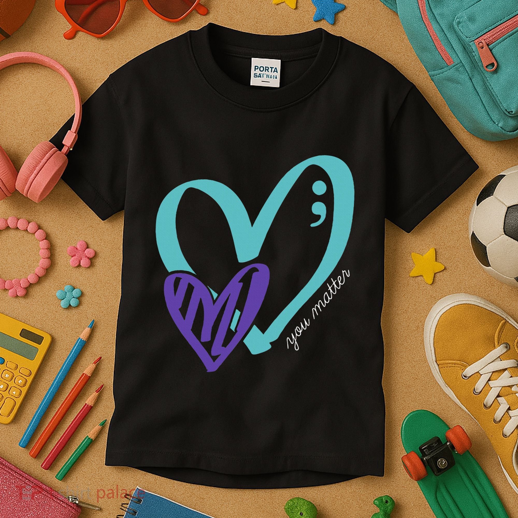You Matter Suicide Prevention Awareness Kids T-Shirt