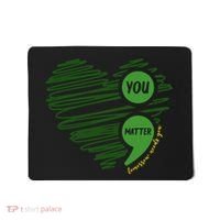 You Matter Semicolon Heart Mental Health Awareness Mousepad thumb 0