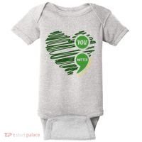 You Matter Semicolon Heart Mental Health Awareness Baby Bodysuit thumb 0