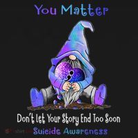 You Matter Suicide Prevention Teal Purple Awareness Heart Gift Women's Hoodie thumb 2