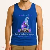You Matter Suicide Prevention Teal Purple Awareness Heart Gift Tank Top thumb 3