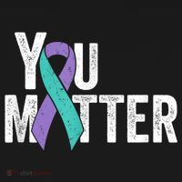 You Matter - Suicide Prevention Teal Purple Awareness Ribbon Women's Tank Top thumb 5
