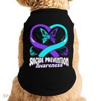 You Matter Suicide Prevention Awareness Butterfly Gift Doggie Tank thumb 0