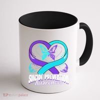 You Matter Suicide Prevention Awareness Butterfly Gift Coffee Mug thumb 1