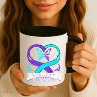 You Matter Suicide Prevention Awareness Butterfly Gift Coffee Mug thumb 3