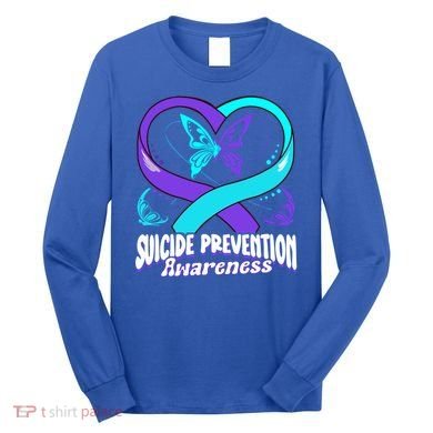 You Matter Suicide Prevention Awareness Butterfly Gift Long Sleeve Shirt