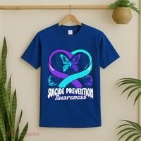 You Matter Suicide Prevention Awareness Butterfly Gift T-Shirt thumb 2