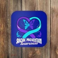 You Matter Suicide Prevention Awareness Butterfly Gift Coaster thumb 0