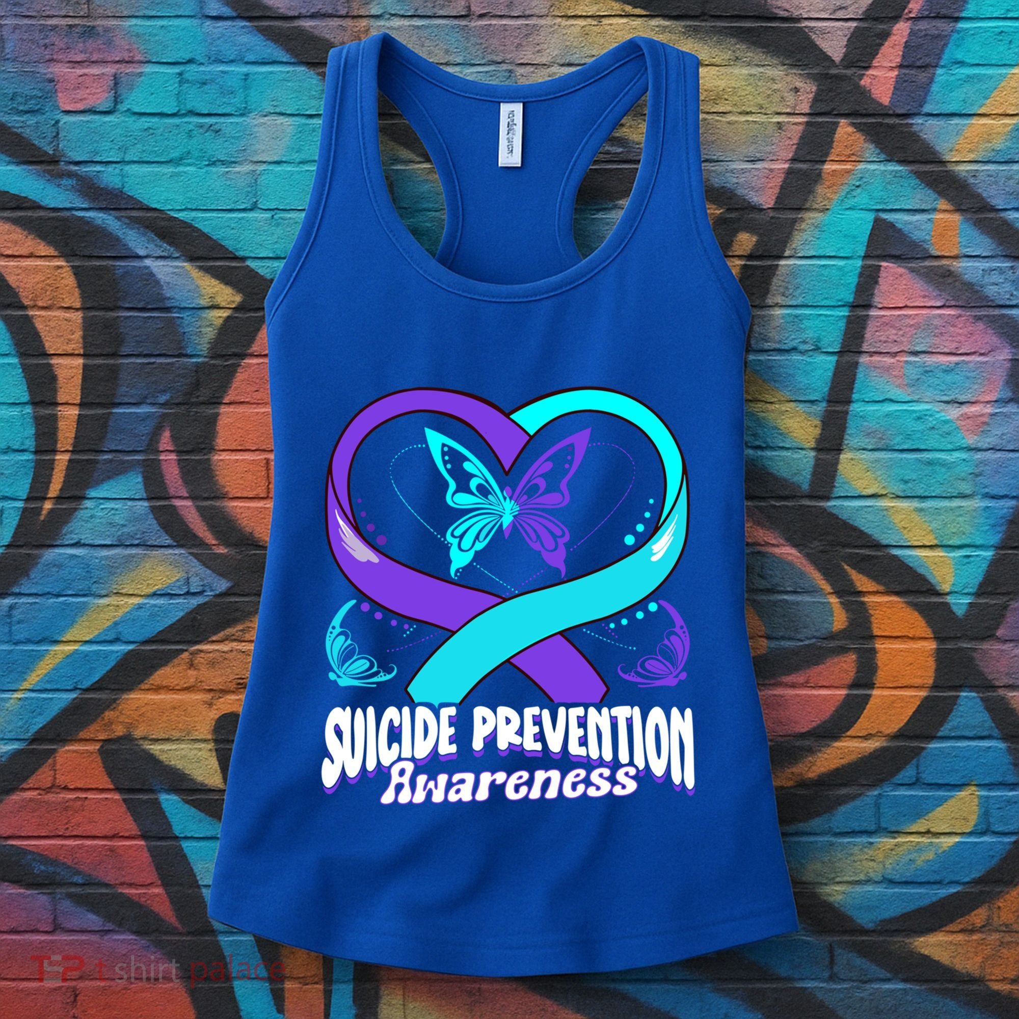 You Matter Suicide Prevention Awareness Butterfly Gift Women's Tank Top