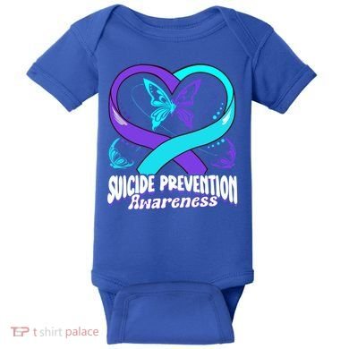 You Matter Suicide Prevention Awareness Butterfly Gift Baby Bodysuit