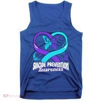 You Matter Suicide Prevention Awareness Butterfly Gift Tank Top thumb 0