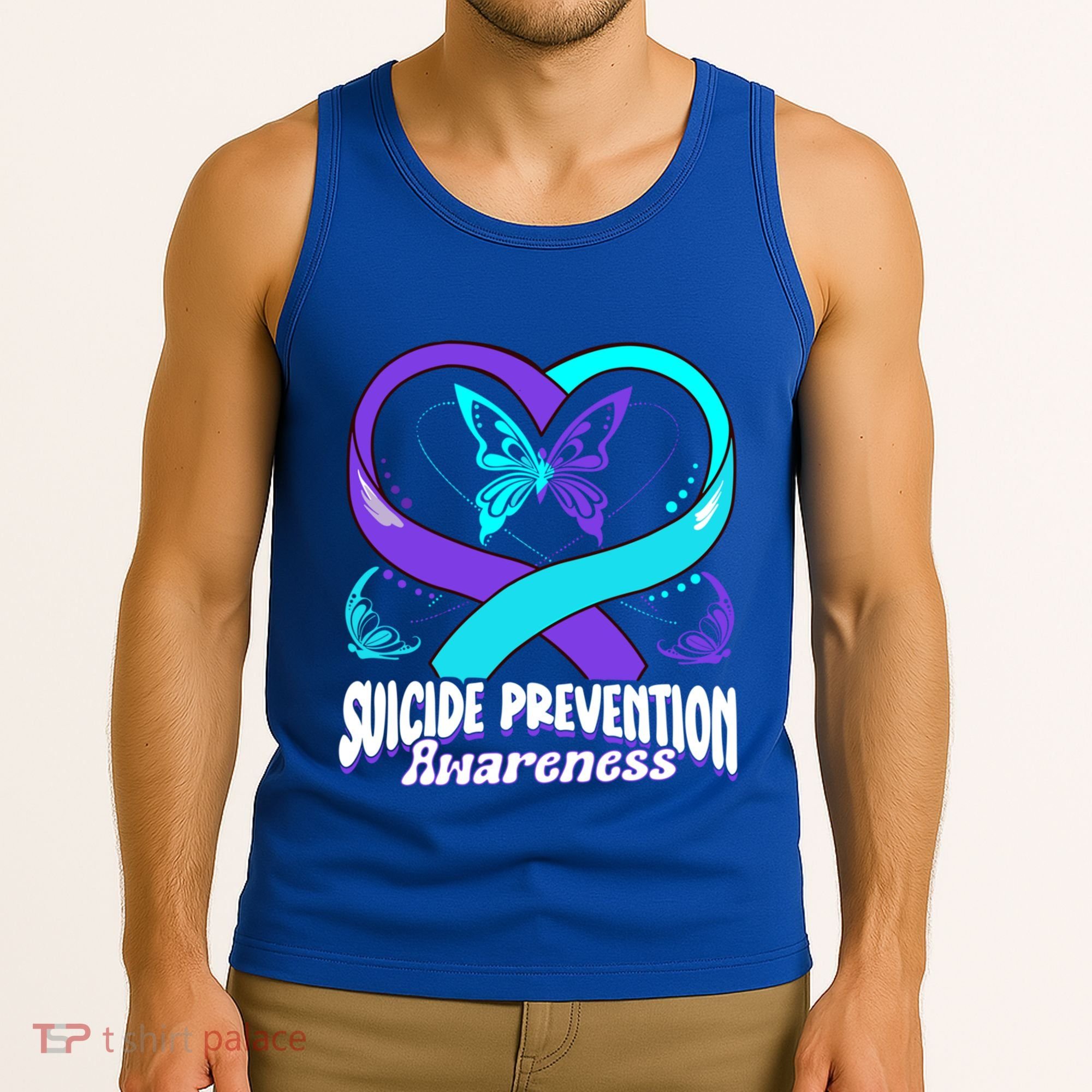 You Matter Suicide Prevention Awareness Butterfly Gift Tank Top