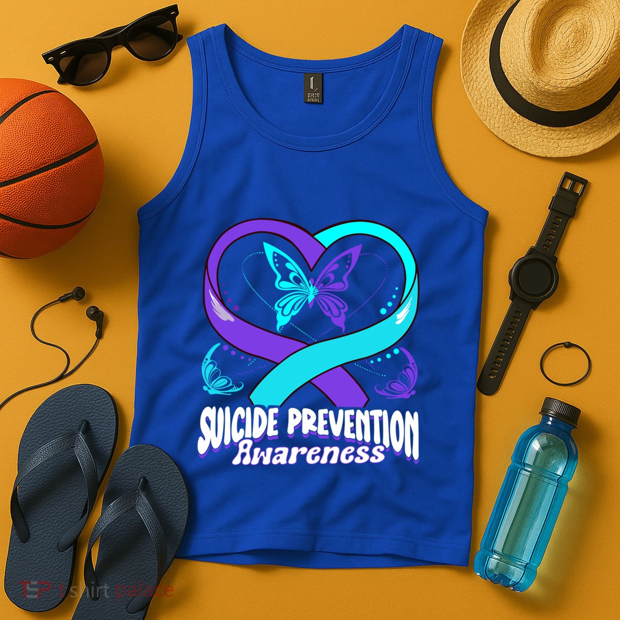 You Matter Suicide Prevention Awareness Butterfly Gift Tank Top
