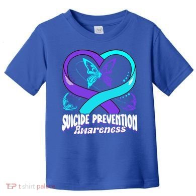 You Matter Suicide Prevention Awareness Butterfly Gift Toddler T-Shirt