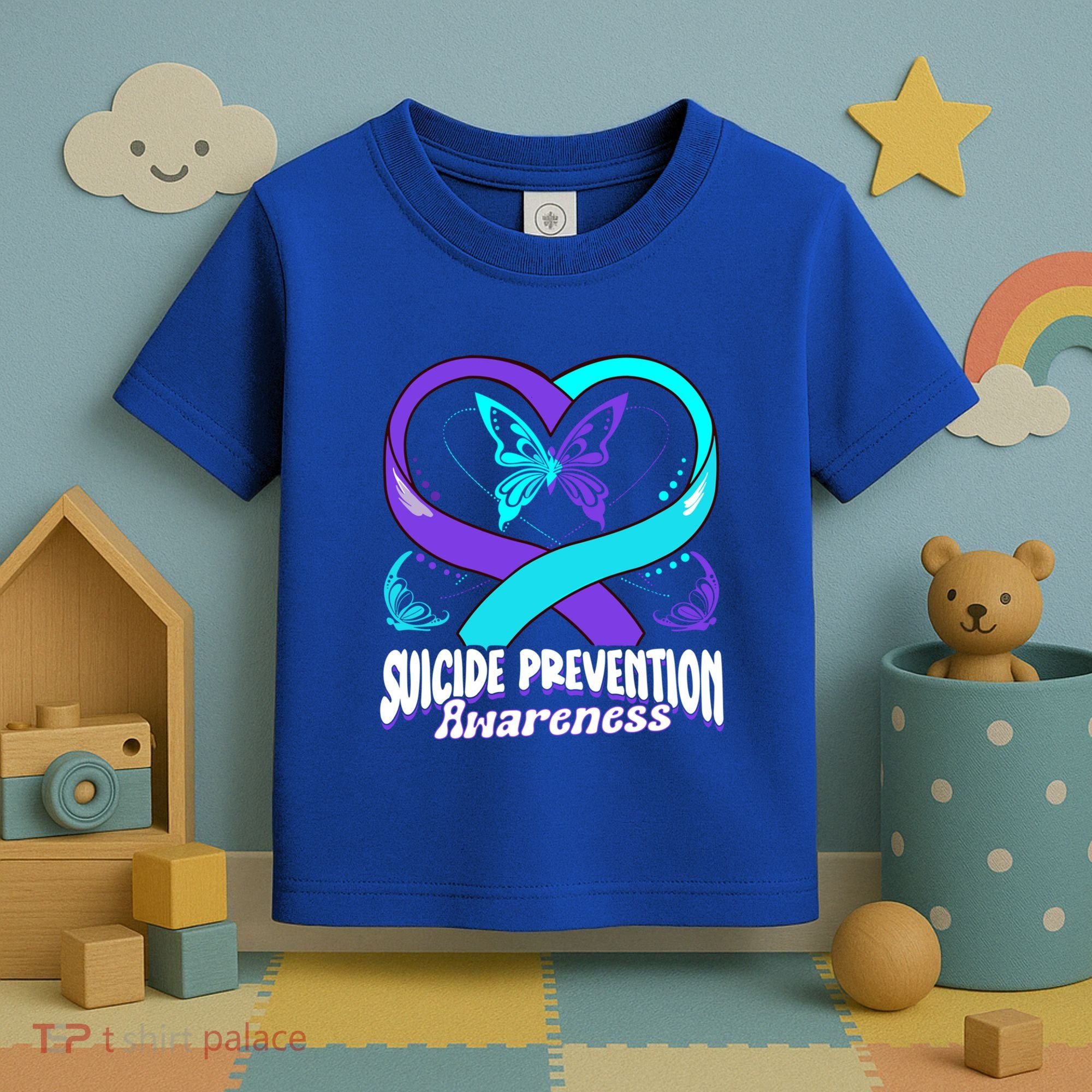 You Matter Suicide Prevention Awareness Butterfly Gift Toddler T-Shirt