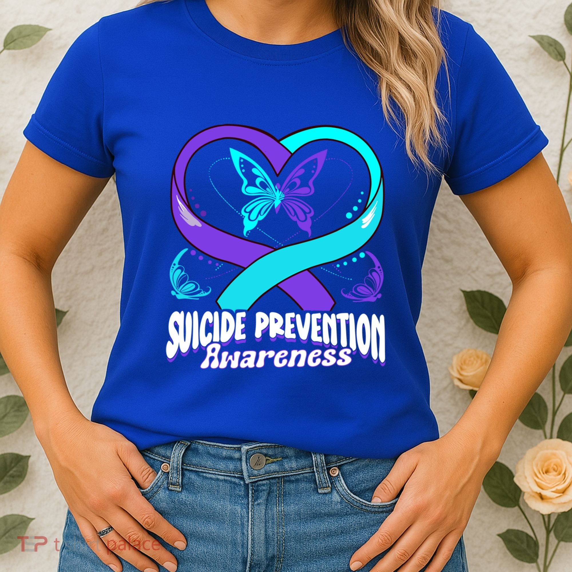 You Matter Suicide Prevention Awareness Butterfly Gift Women's T-Shirt