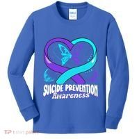 You Matter Suicide Prevention Awareness Butterfly Gift Kids Long Sleeve Shirt thumb 0