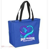 You Matter Suicide Prevention Awareness Butterfly Gift Tote Bag thumb 2