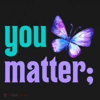 You Matter Suicide Prevention Awareness Tal Health Gift Doggie Tank thumb 4