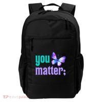 You Matter Suicide Prevention Awareness Tal Health Gift Backpack thumb 0