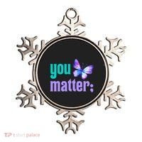 You Matter Suicide Prevention Awareness Tal Health Gift Ornament thumb 0