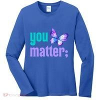 You Matter Suicide Prevention Awareness Tal Health Gift Women's Long Sleeve Shirt thumb 0