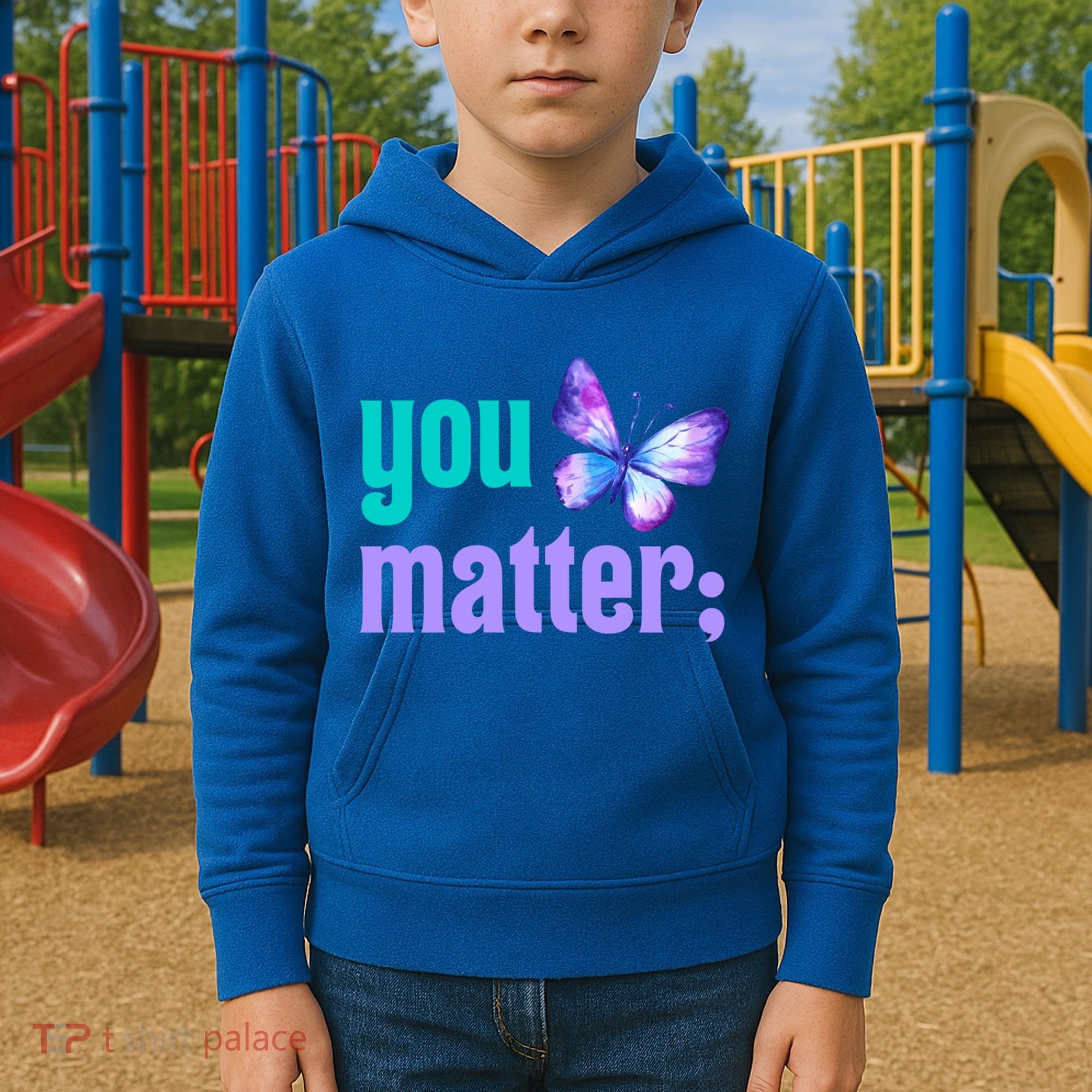 You Matter Suicide Prevention Awareness Tal Health Gift Kids Hoodie
