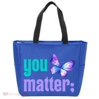 You Matter Suicide Prevention Awareness Tal Health Gift Tote Bag thumb 0