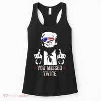 You Missed Twice President Donald Trump Women's Tank Top thumb 0