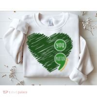 You Matter Tomorrow Needs You Mental Health Awareness Heart Sweatshirt thumb 2