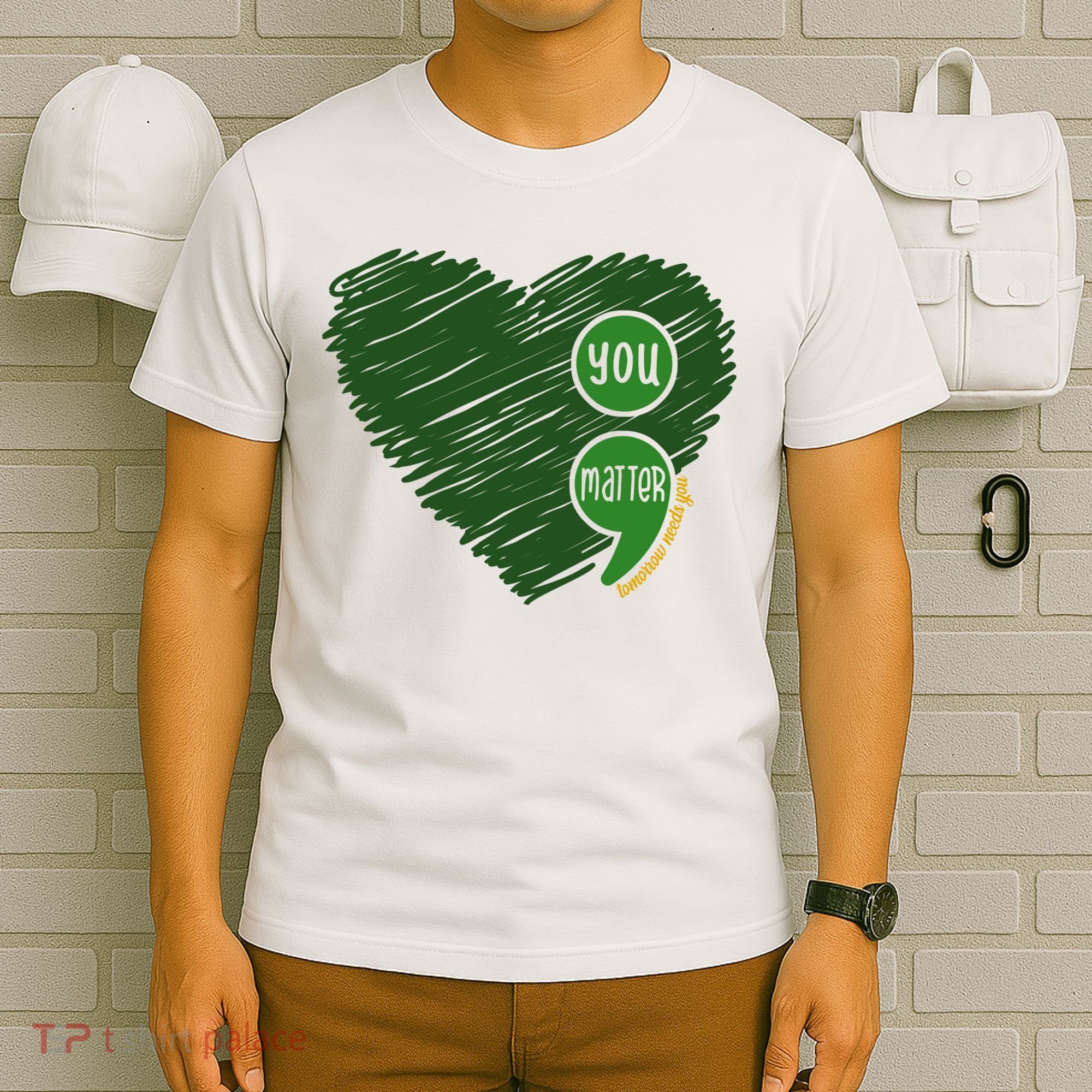 You Matter Tomorrow Needs You Mental Health Awareness Heart T-Shirt