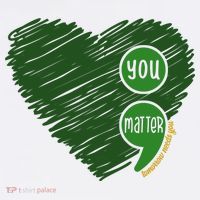 You Matter Tomorrow Needs You Mental Health Awareness Heart Polo thumb 3