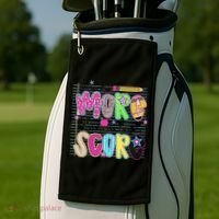 Youre More Than A Test Score Dont Stress Do Your Best Golf Towel thumb 2