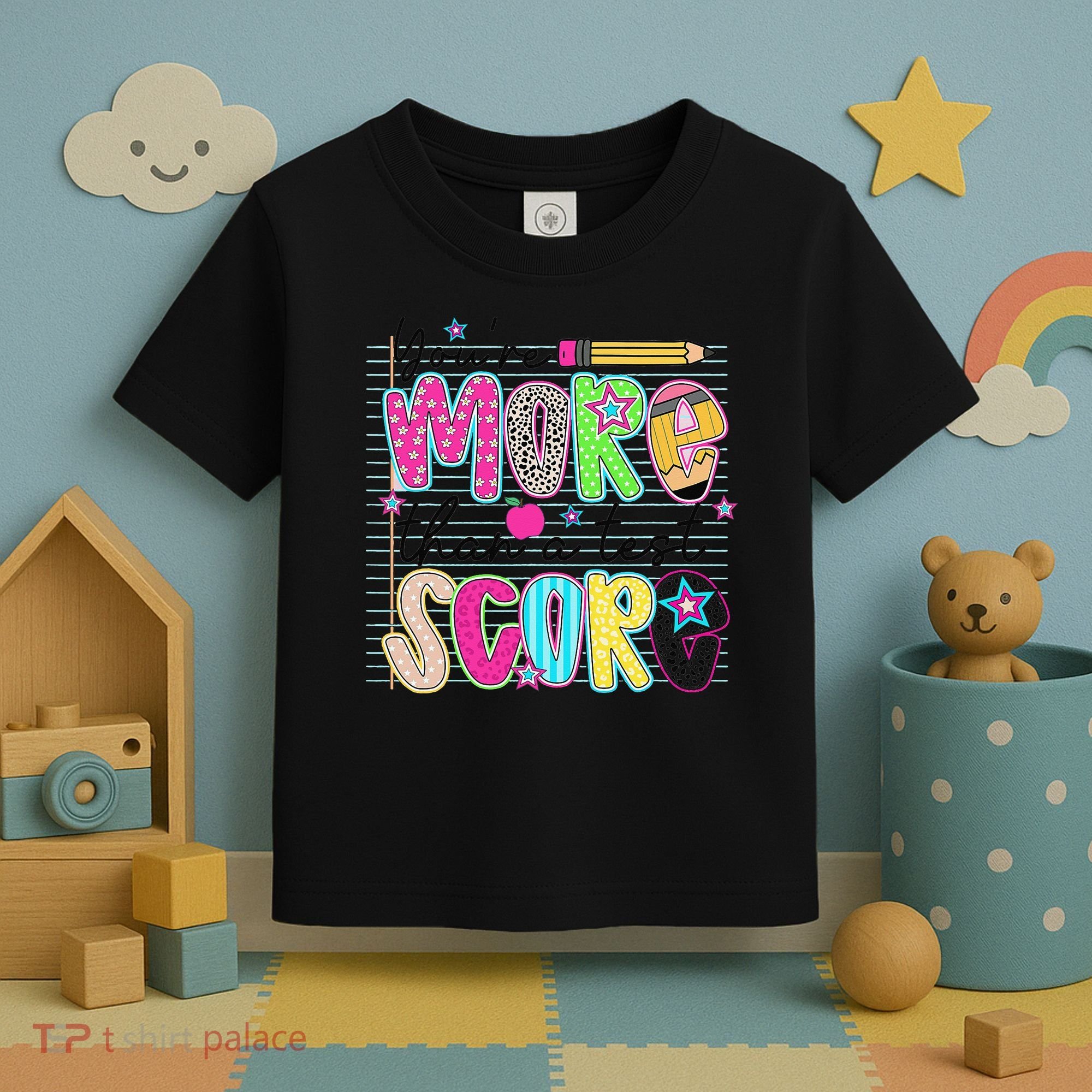 Youre More Than A Test Score Dont Stress Do Your Best Toddler T-Shirt