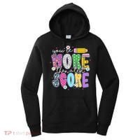 Youre More Than A Test Score Test Day Teacher Student Women's Hoodie thumb 0