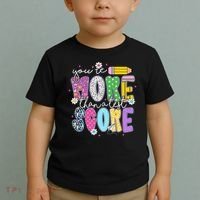 Youre More Than A Test Score Test Day Teacher Student Toddler T-Shirt thumb 2