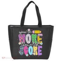 Youre More Than A Test Score Test Day Teacher Student Tote Bag thumb 0