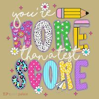 Youre More Than A Test Score Test Day Teacher Student Sweatshirt thumb 2
