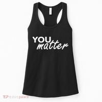 To The Person Behind Me You Are Amazing Beautiful Front & Back Women's Tank Top thumb 0